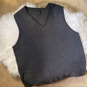 Vintage Gray Oversized Sweater-vest